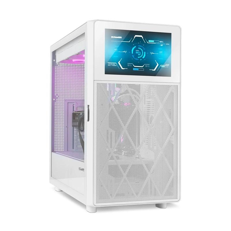 NOX Semitorre Hummer BIOSpantalla 8" Blanco – LCD