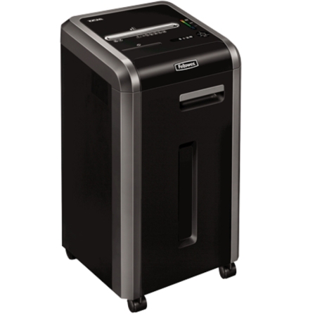 Fellowes Destructora 225Mi/ Corte en Micropartículas de 2 x 12mm/ Negra