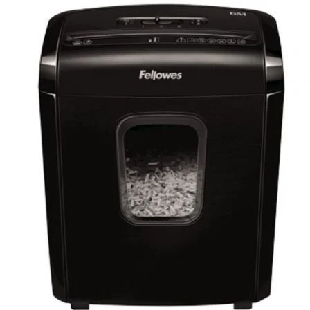 Fellowes Destructora 6M/ Minicorte de 4 x 12mm/ Negra