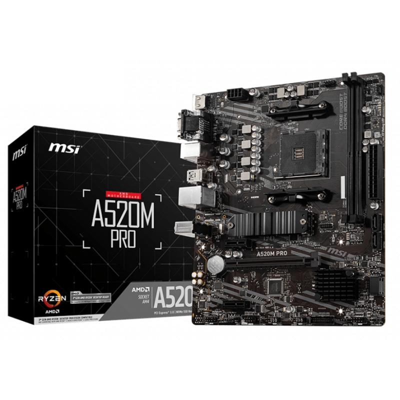 MSI A520M Pro mATX AM4
