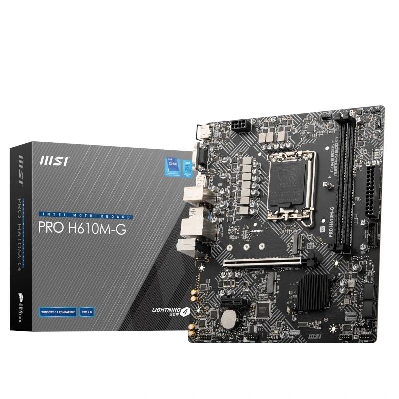 MSI Pro H610M-G DDR5 mATX 1700