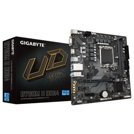 Gigabyte B760M H DDR4 Socket 1700/ DDR4/ PCIe 4.0/ Micro Atx