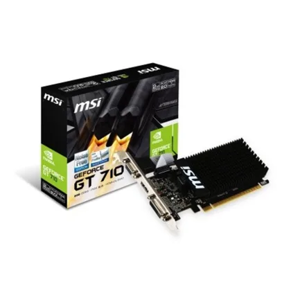 MSI Tarjeta grafica gt 710 2gd3h lp 2gb gddr3 – HDMI / DVI / VGA