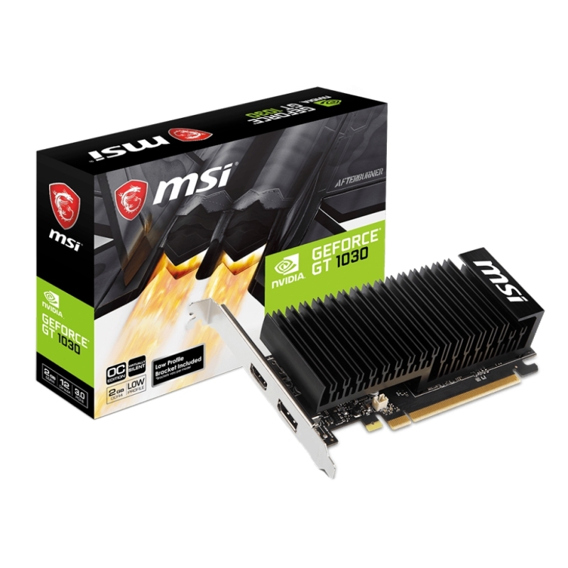 MSI Nvidia Gt 1030 2GHD4 Lp Oc 2GB DDR4 – VGA