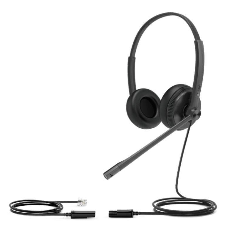 Yealink YHS34 Lite Dual biaurales Rj