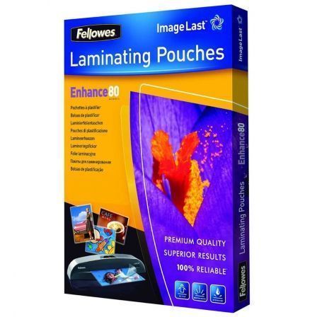 Fellowes Fundas para Plastificar 5306114/ A4/ 80 Micras/ 100 unidades