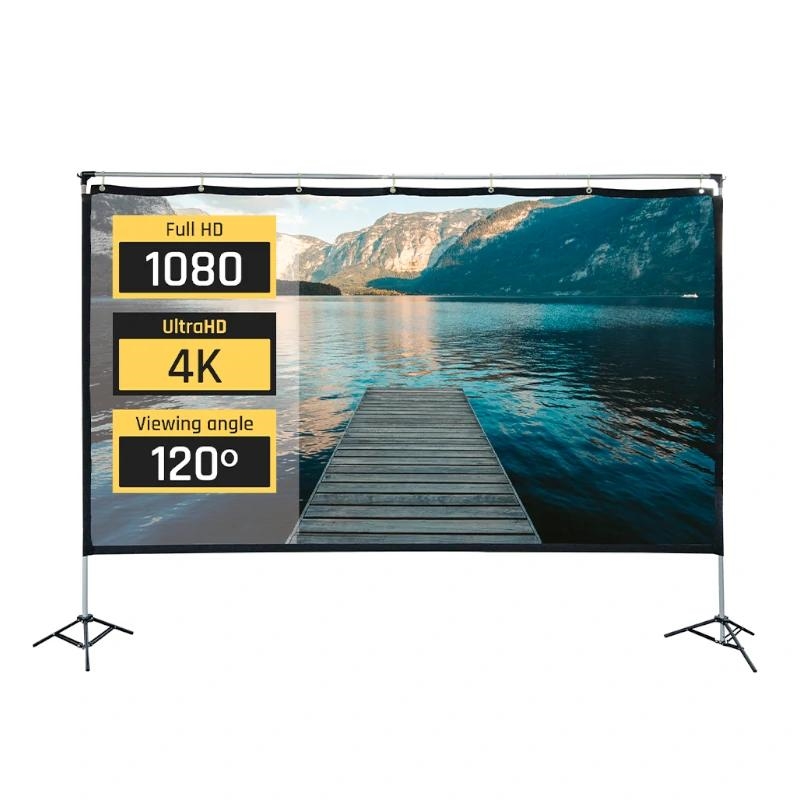 iggual Pantalla exterior portable 120" 265x149 cm – 265x149