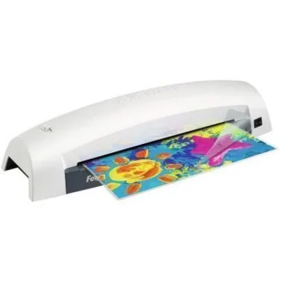 Fellowes Plastificadora Lunar A3 5716701/ hasta A3 y 80-125 Micras/ Blanca y Negra