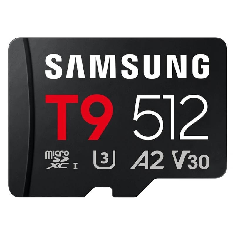 Samsung Micro SDXC T9 512GB clase10 U3 V30 A2 c/a