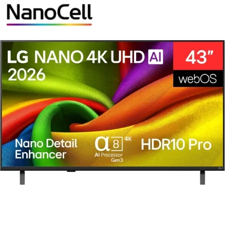 Televisor LG NanoCell 43NU850B6LA 43"/ Ultra HD 4K/ Smart TV/ WiFi