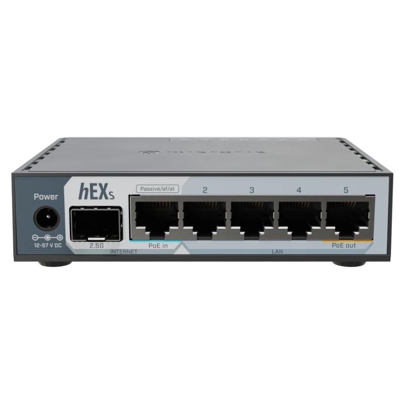 Mikrotik E60iUGS hEX 5xGbE PoE-I/O 1x2.5SFP