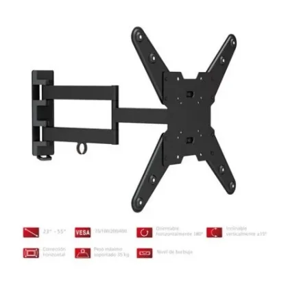 Fonestar Soporte de Pared Orientable/ Inclinable STV-683N para Tv de 23-55"/ hasta 35kg