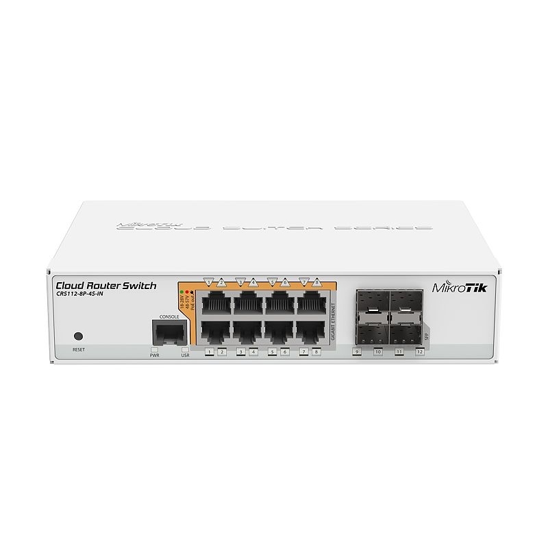 Mikrotik CRS112-8P-4S-IN 8xGB 4xSFP L5