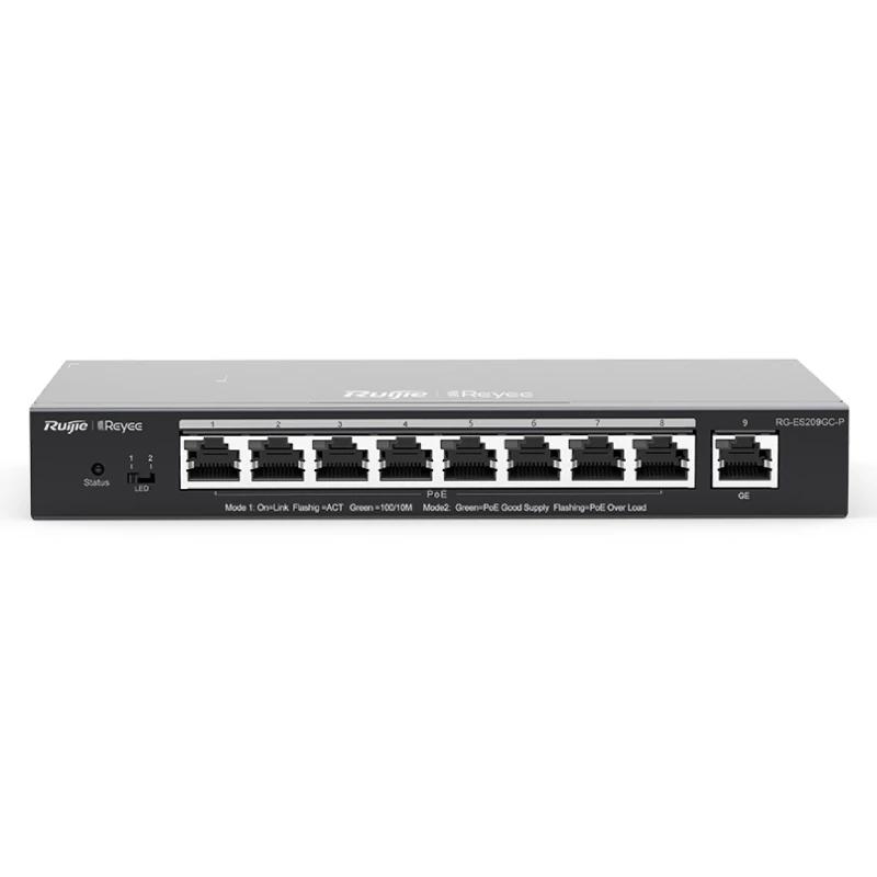 Ruijie Networks Reyee ES209GC-P 9xGbE (8 POE/Poe+) 120W