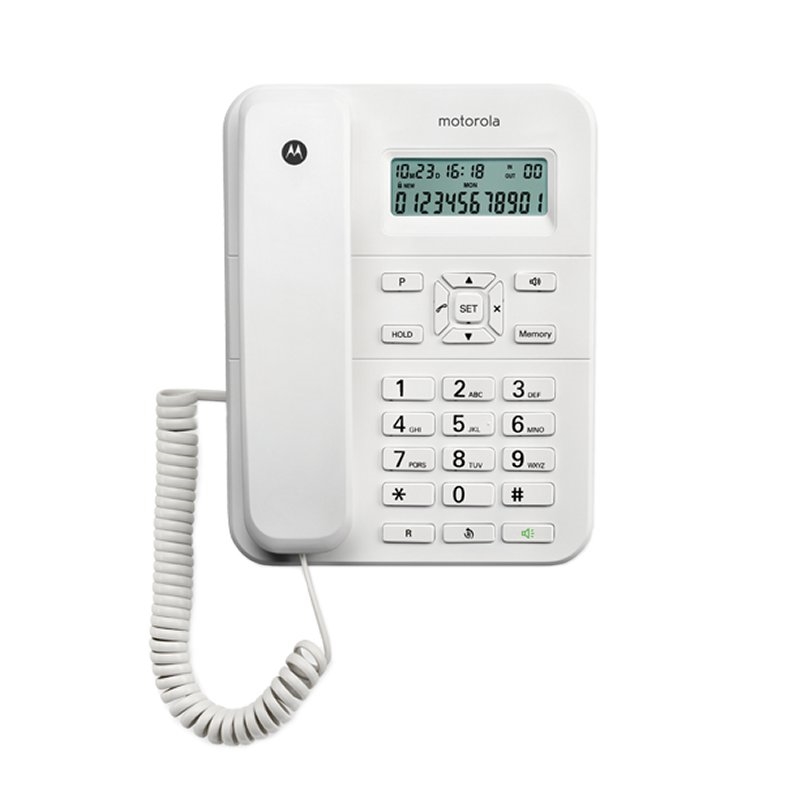 Motorola CT202 Telefono Ml Id LCD Blanco