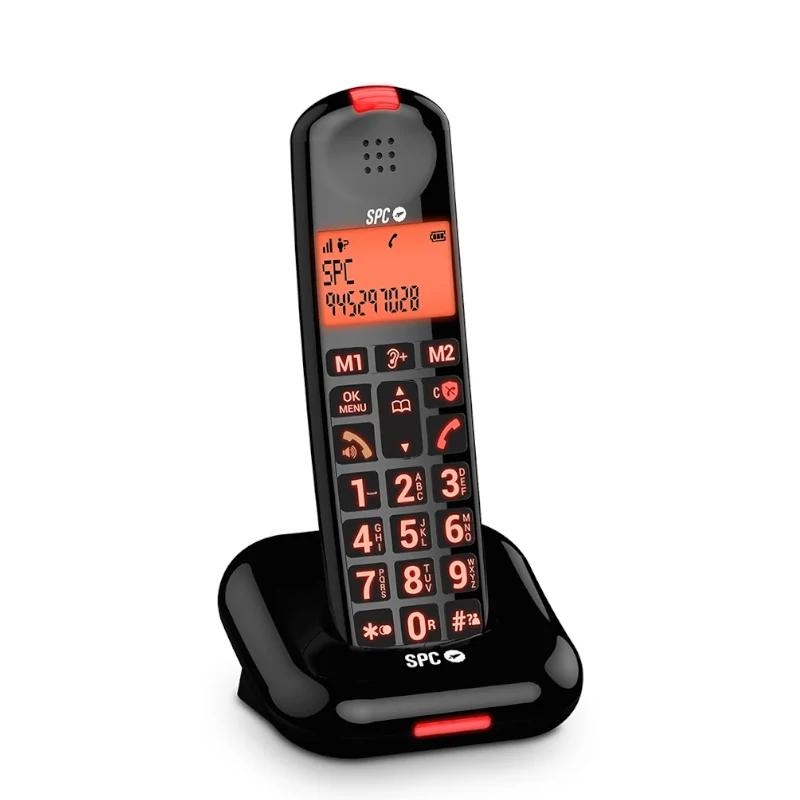 SPC 7612N Telefono Inalámbrico Comfort Kairo Negro