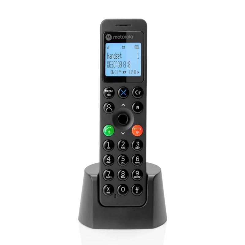 Motorola DOT201 teléfono Dect Negro