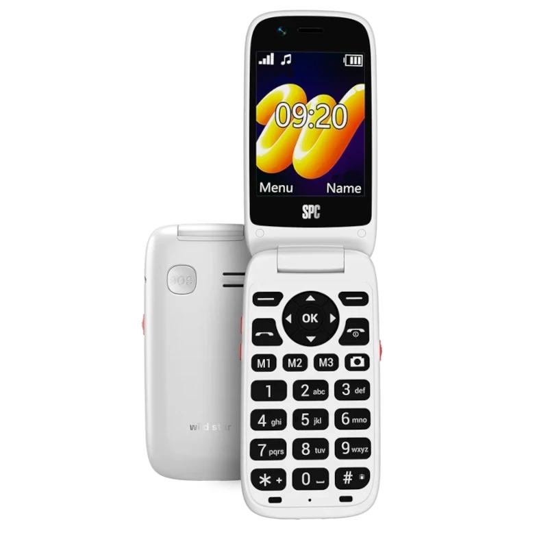 SPC 2346B Wild Star 4G Movil 2.8" Circles FM Blanc
