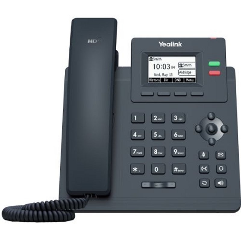Yealink SIP-T31P 2 cuentas, Con POE, Sin Psu