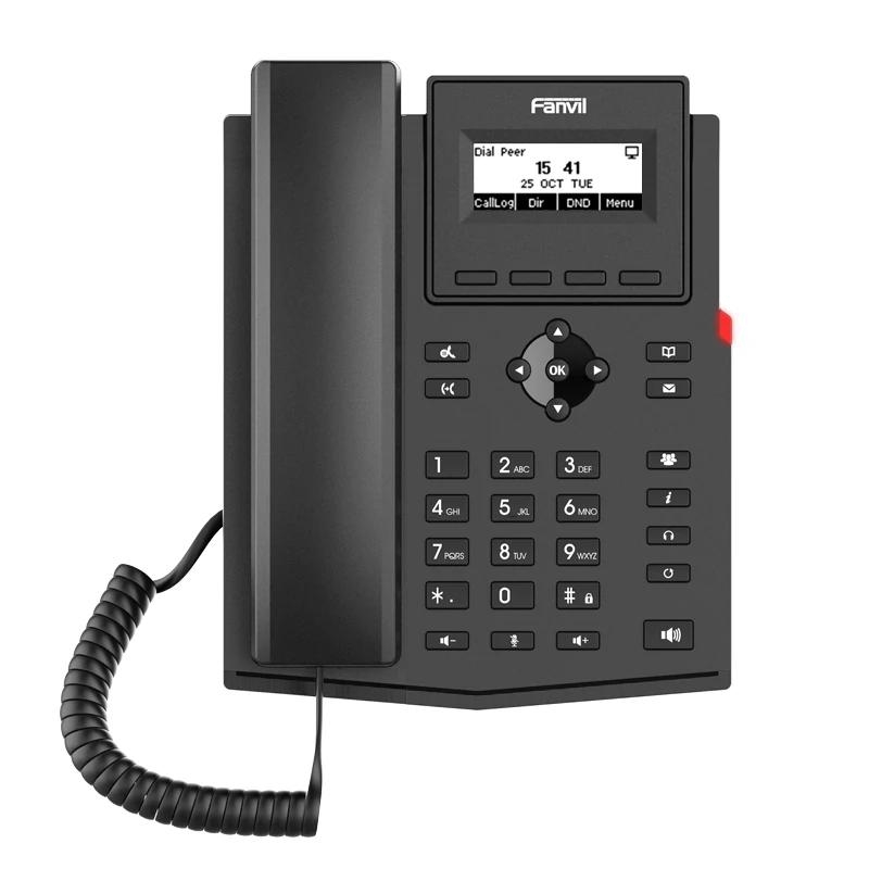 Fanvil X301P, 2 líneas Sip, con POE, sin Psu