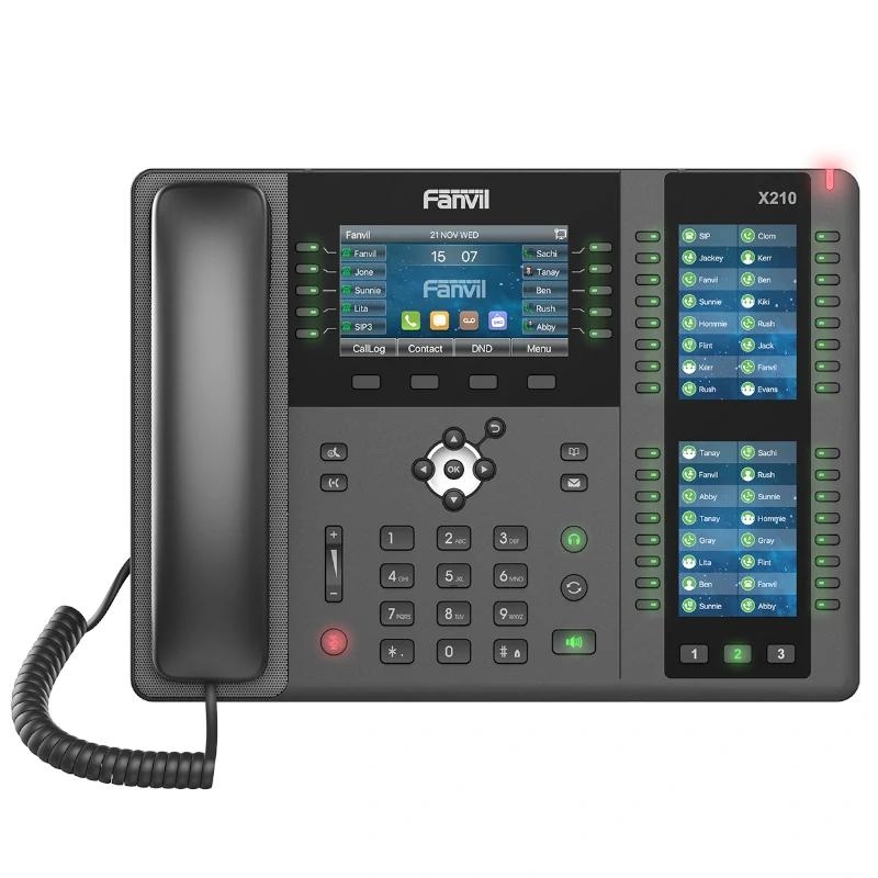 Fanvil X210, 20 líneas Sip, 106 teclas Dss
