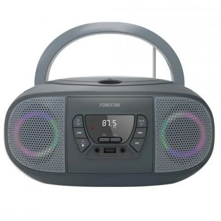 Fonestar Radio Cd Boom-Go-G/ 13W/ a Pilas/ con Gris