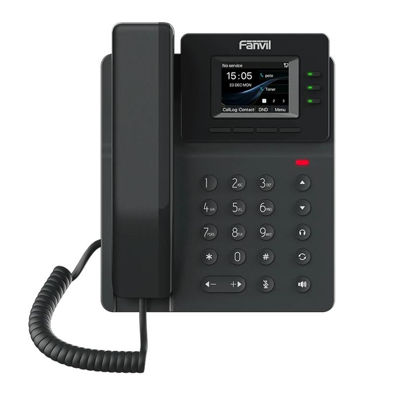 Fanvil V60P 4 líneas Sip Pantalla 2.4" Color POE 2