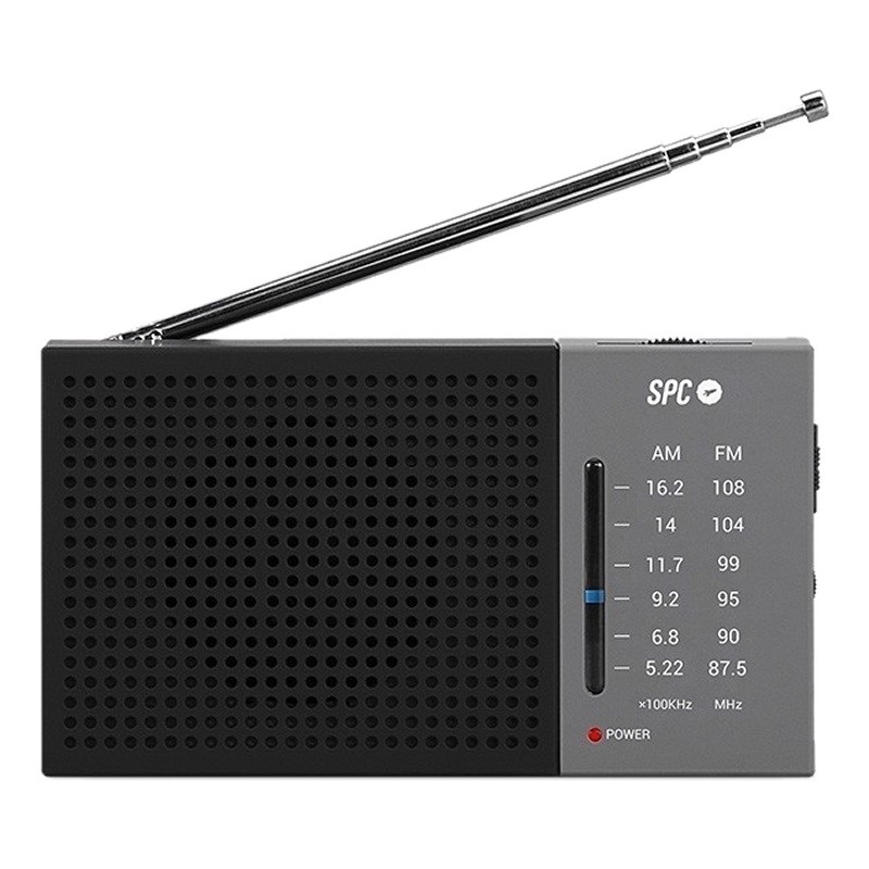 SPC Jetty Lite Am/Fm Radio Gris