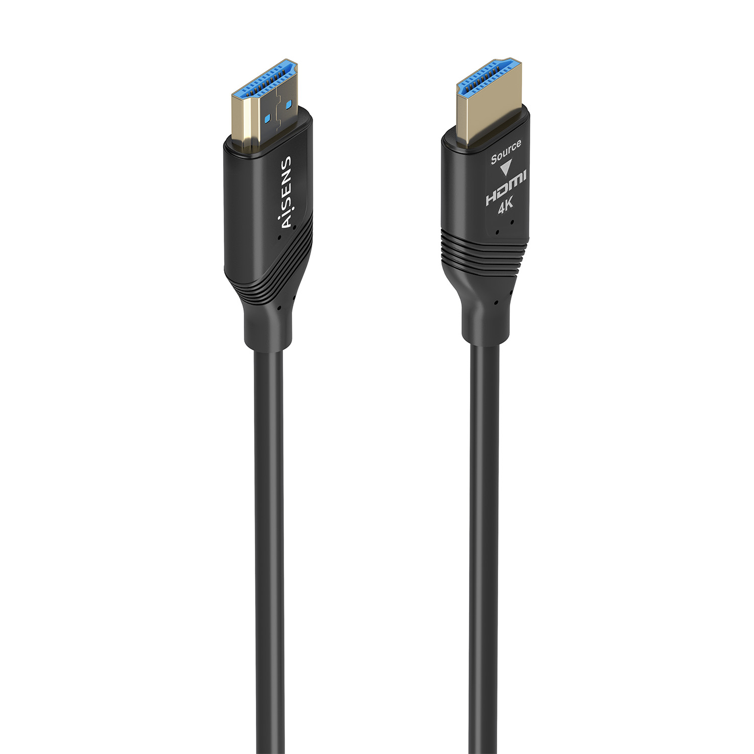 Aisens V2.0 AOC Premium Alta Velocidad / Hec @60HZ 18GBPS, A/M-A/M, Negro, 30M – HDMI