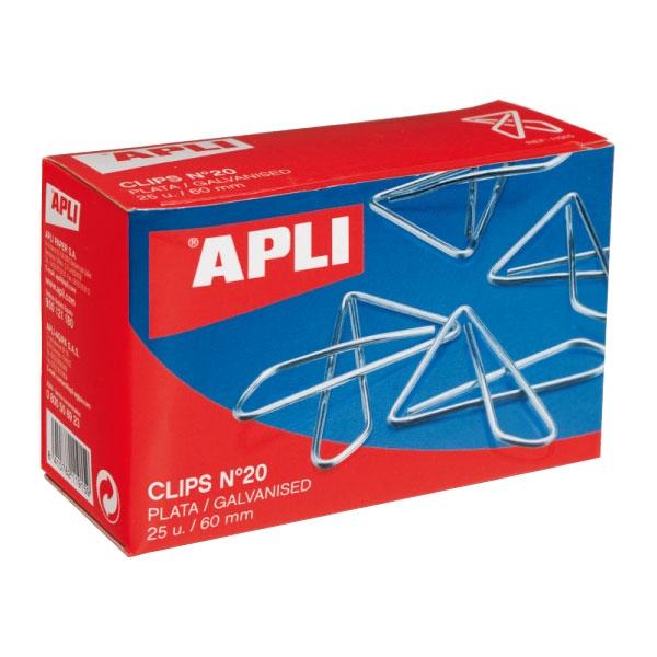 Apli C.50 clips mariposa Apli n.10 40mm