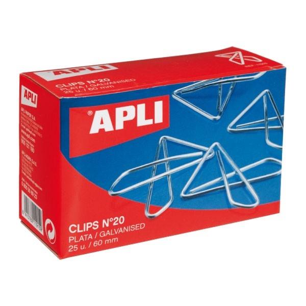 Apli C.25 clips mariposa n.20 60mm