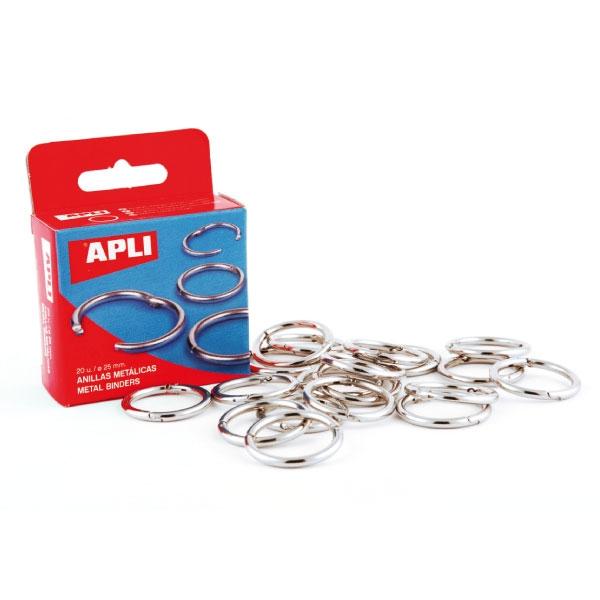 Apli C.20 anillas metalicas articuladas 25mm