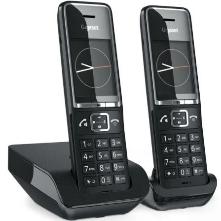 Teléfono Inalámbrico Gigaset Comfort 550/ Pack Duo Negro