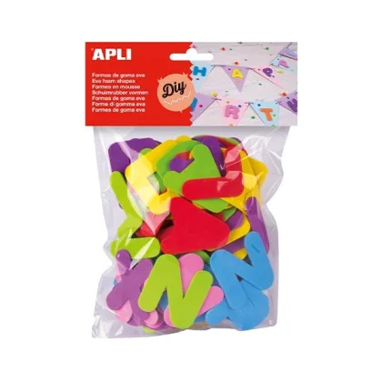 Apli B.104 Formas Goma Eva Letras