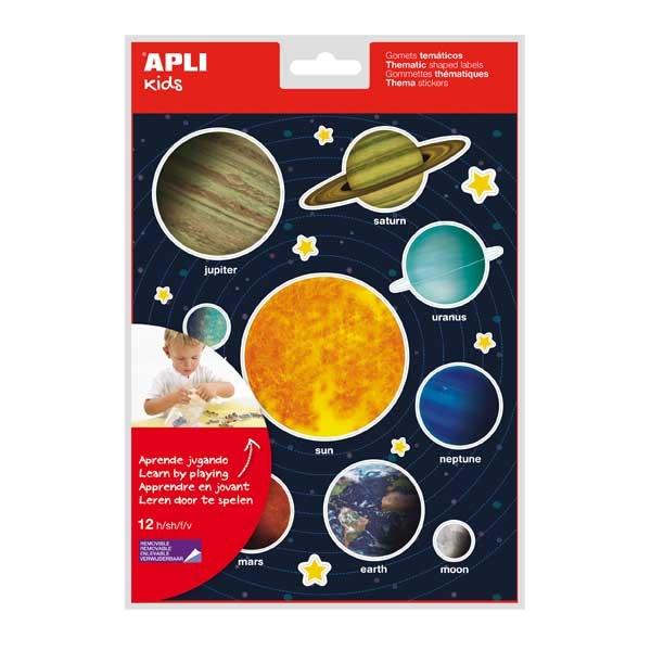Apli B.240 Gomets Removibles Sistema Solar
