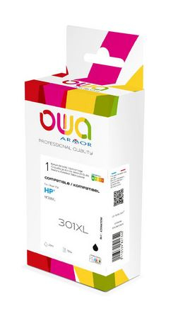 Armor Owa Inkjet Reman para HP 301XL B V2 Black Box