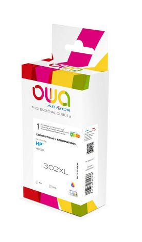 Armor Owa Inkjet Reman Reman.for HP 302XL 3C V2 3 Colours Box