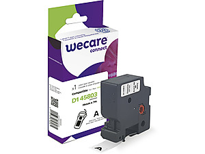 Armor Wecare cinta compatible para Dymo D1 45803, 19mm x 7m Negro/blanco S0720830