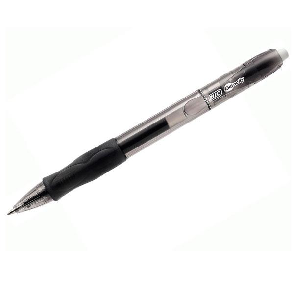 Bic Boligrafo retractil Gel-Ocity punta media negro