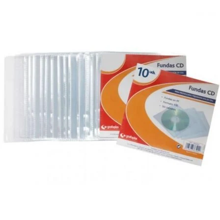 Funda Cd Grafoplás 13650000/ 10 unidades