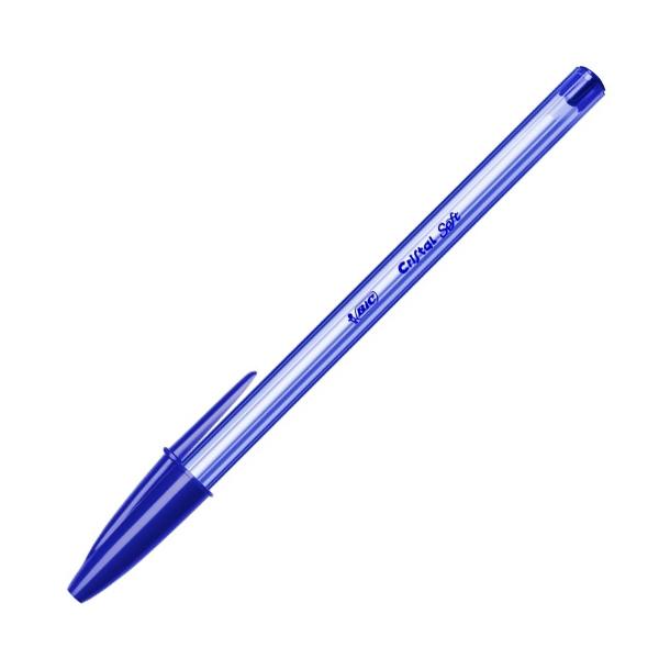 Bic Boligrafo Cristal Soft - Punta 1, 2 mm - Color azul