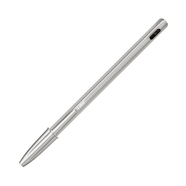 Bic Boligrafo Cristal Metal Renew + 2 recambios negro