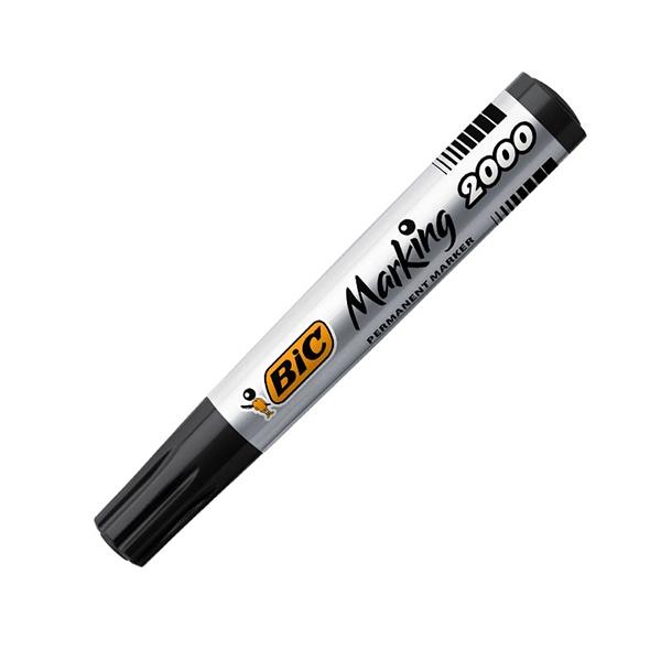 Bic Marcador permanente Marking 2000 punta conica trazo 1, 7mm negro
