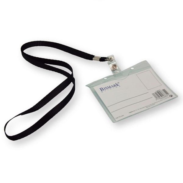 Bismark Tarjeta identificacionhorizontal 10, 9x9, 2cm negro