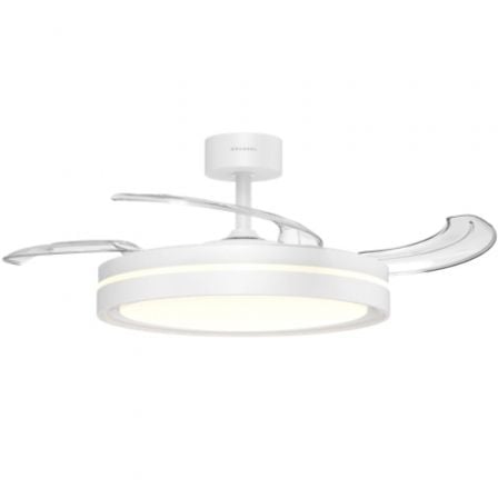 Ventilador de Techo Grunkel SKYWHITE42/ 30W/ 3 Aspas 106cm/ 6 Velocidades