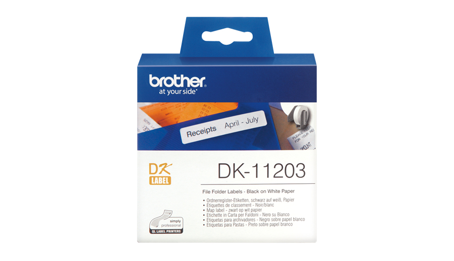 Brother Rollo de Etiquetas Precortadas de 17x87mm de 300 Uds