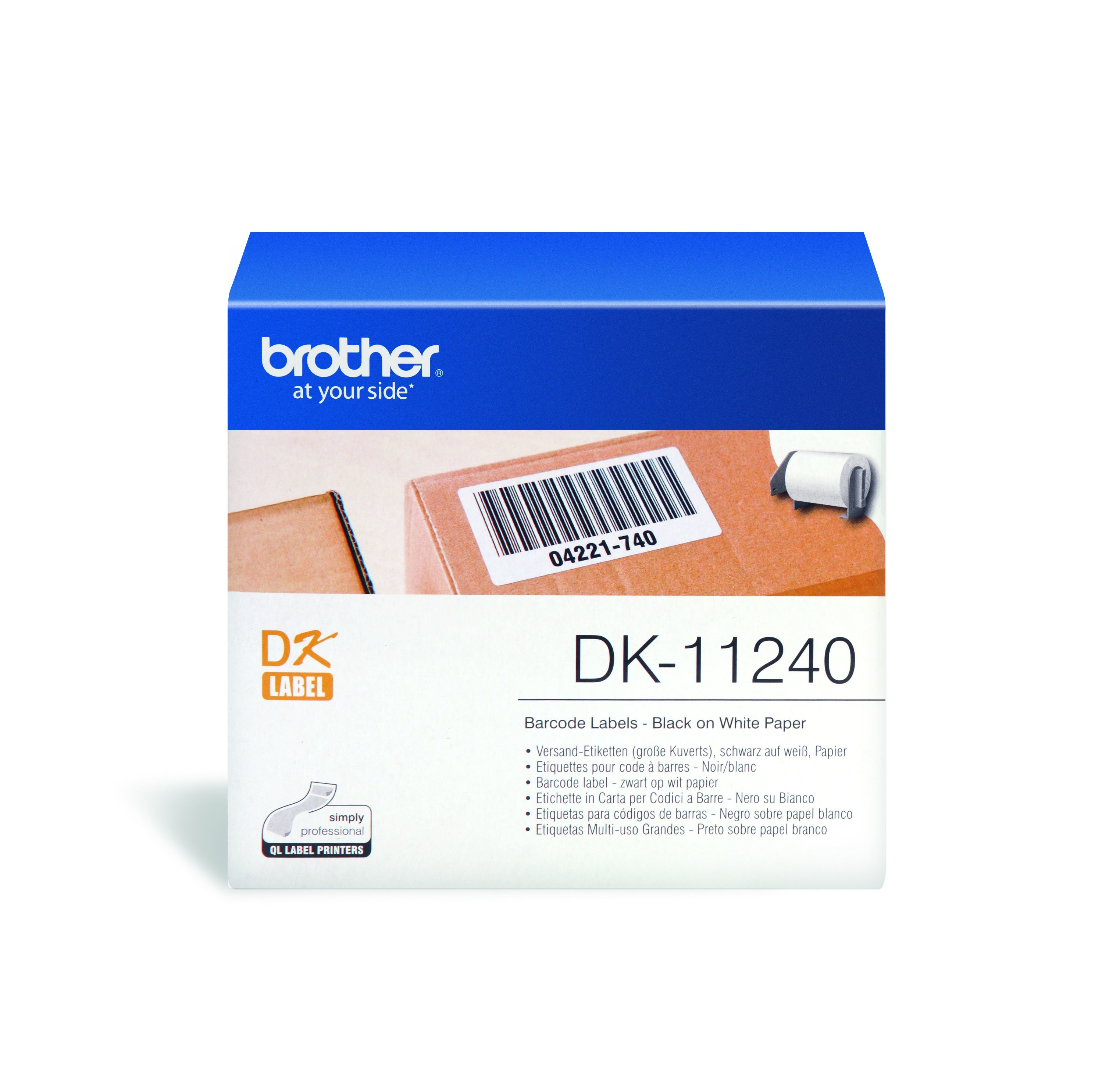 Brother Rollo de Etiquetas de 102x51mm de 600 Uds