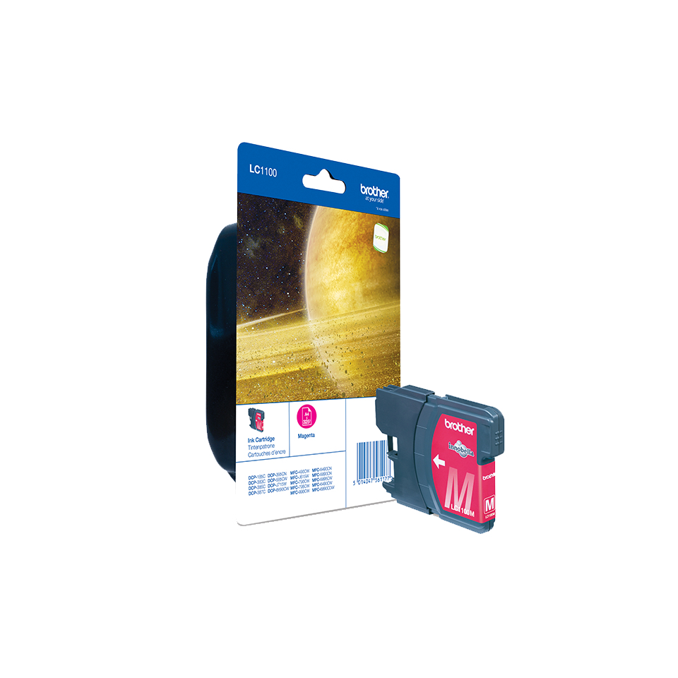Brother Cartucho tinta Magenta DCP-385C/ MFC-6490CW/5490cn, 325 pag