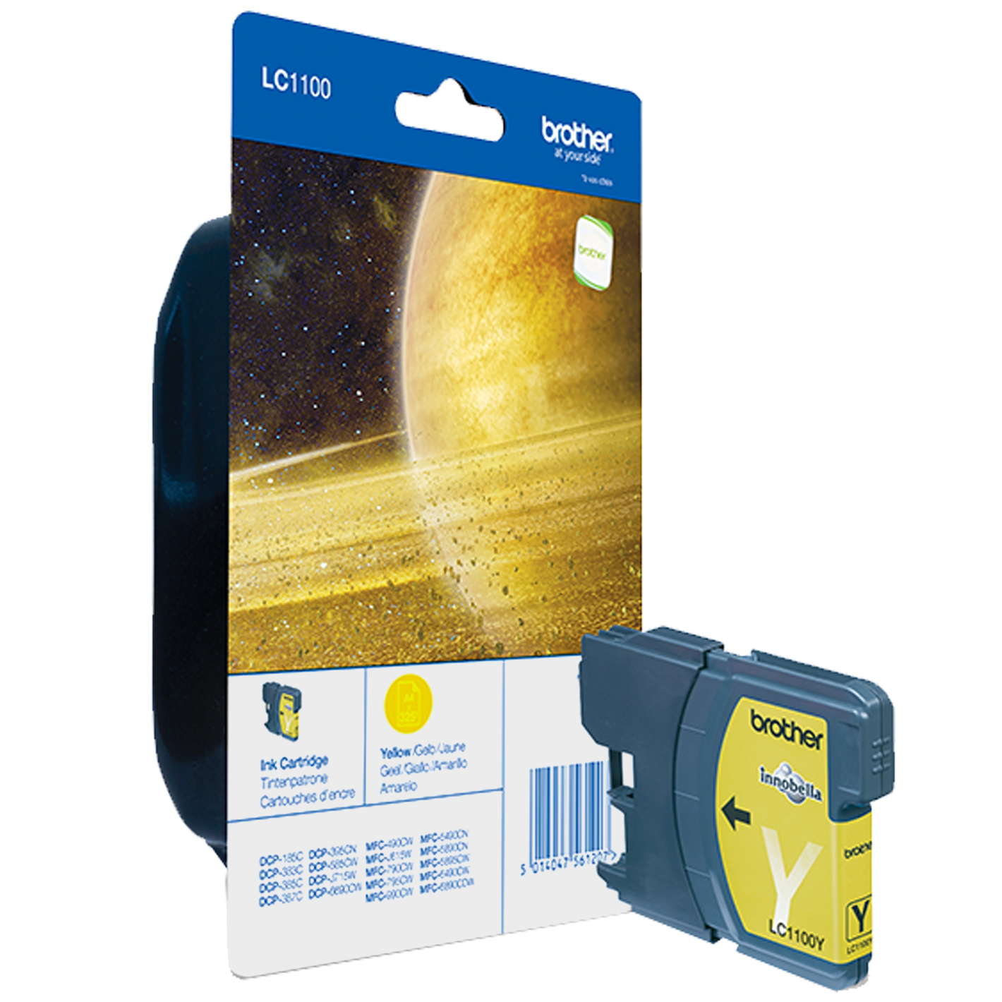 Brother Cartucho tinta Amarillo DCP-385C/ MFC-6490CW/5490cn, 325 pag