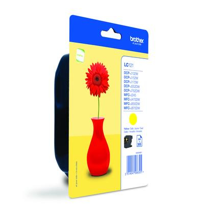 Brother Cartucho tinta Amarillo DCP-J552dw MFC-J470dw, 300 pag